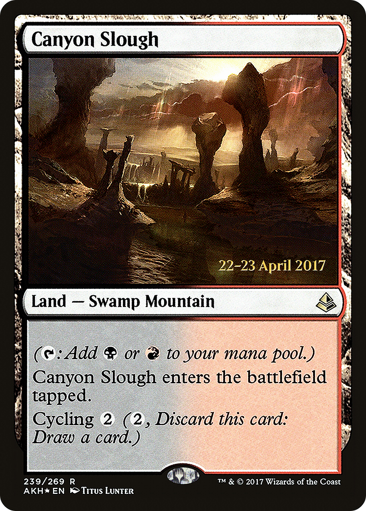 Canyon Slough (PRE-239) - Amonkhet Promos Foil