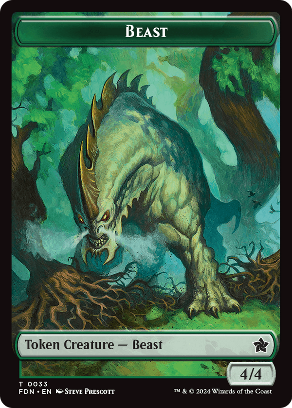 Beast (TFDN-033) - Foundations Tokens Foil