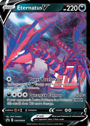 Eternatus V SWSH064  - Holofoil SWSH Sword & Shield Promo Cards - Promo