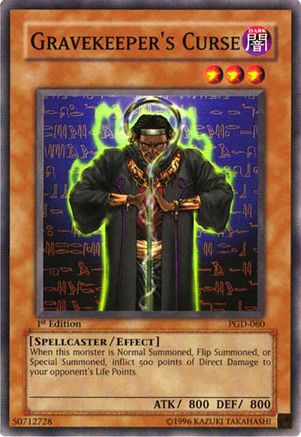 Gravekeeper's Curse (PGD-060) - Pharaonic Guardian 1st Edition