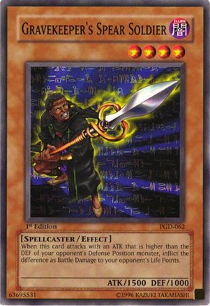Gravekeeper's Spear Soldier (PGD-062) - Pharaonic Guardian Unlimited