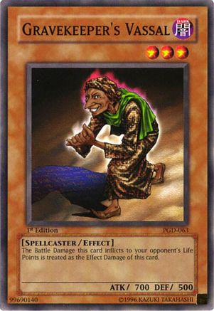 Gravekeeper's Vassal (PGD-063) - Pharaonic Guardian 1st Edition