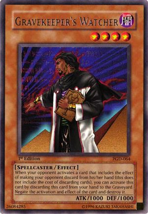 Gravekeeper's Watcher (PGD-064) - Pharaonic Guardian 1st Edition