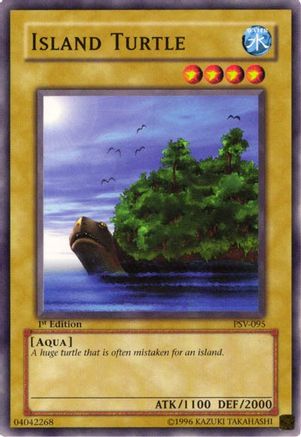 Island Turtle (PSV-095) - Pharaoh's Servant 1st Edition