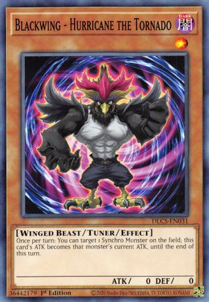 Blackwing - Hurricane the Tornado (DLCS-EN031) - Dragons of Legend: The Complete Series 1st Edition