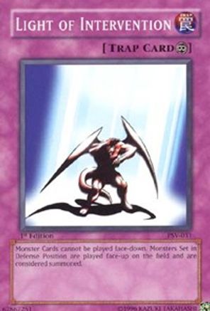 Light of Intervention (PSV-031) - Pharaoh's Servant Unlimited