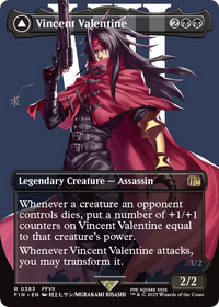 Vincent Valentine (Borderless) (FIN-383) - FINAL FANTASY Foil