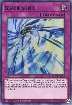 Black Sonic (Purple) (DLCS-EN032) - Dragons of Legend: The Complete Series 1st Edition