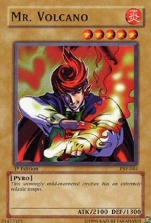 Mr. Volcano (PSV-044) - Pharaoh's Servant 1st Edition