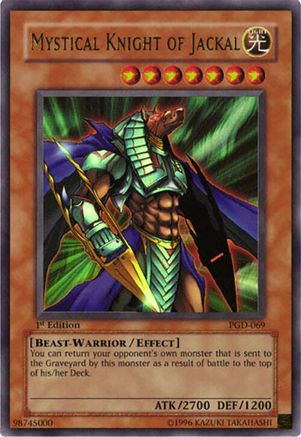 Mystical Knight of Jackal (PGD-069) - Pharaonic Guardian 1st Edition