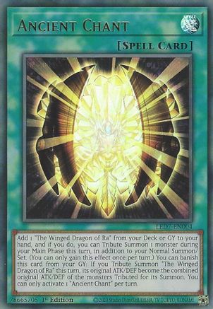 Ancient Chant (LED7-EN004) - Legendary Duelists: Rage of Ra Unlimited