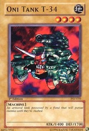 Oni Tank T-34 (PSV-059) - Pharaoh's Servant 1st Edition