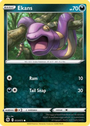 Ekans 033  Champions Path - Common