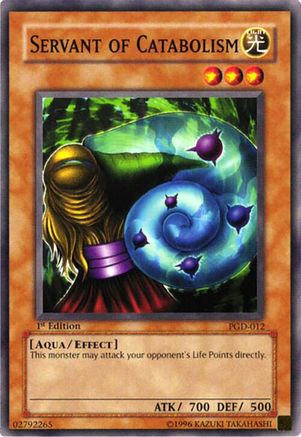 Servant of Catabolism (PGD-012) - Pharaonic Guardian 1st Edition