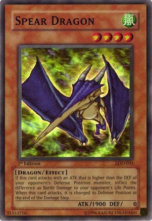 Spear Dragon (LOD-035) - Legacy of Darkness 1st Edition