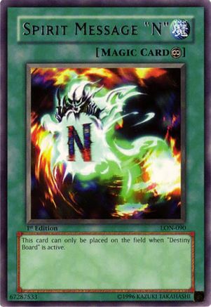 Spirit Message "N" (LON-090) - Labyrinth of Nightmare 1st Edition