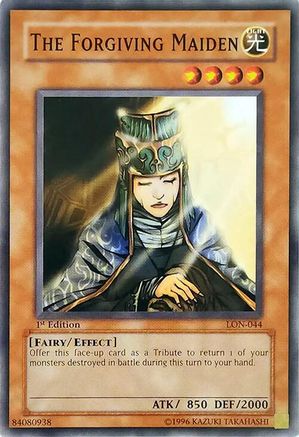 The Forgiving Maiden (LON-044) - Labyrinth of Nightmare 1st Edition