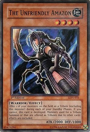 The Unfriendly Amazon (LON-031) - Labyrinth of Nightmare 1st Edition