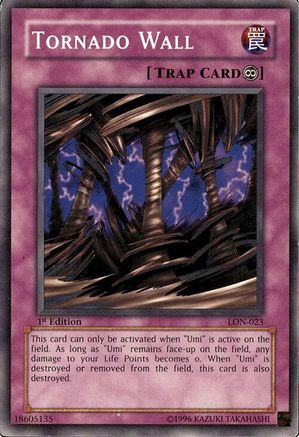 Tornado Wall (LON-023) - Labyrinth of Nightmare 1st Edition