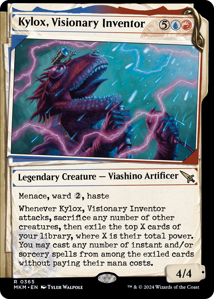 Kylox, Visionary Inventor (Showcase) (MKM-365) - Murders at Karlov Manor: (Showcase)