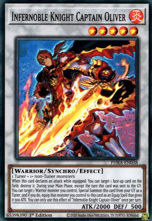 Infernoble Knight Captain Oliver (PHRA-EN038) - Phantom Rage 1st Edition