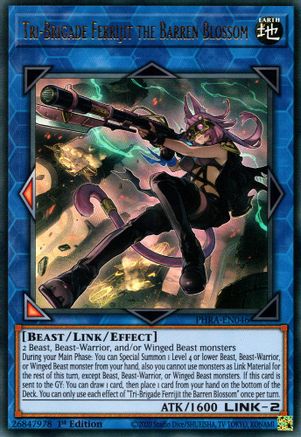 Tri-Brigade Ferrijit the Barren Blossom (PHRA-EN046) - Phantom Rage 1st Edition