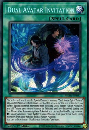 Dual Avatar Invitation (PHRA-EN057) - Phantom Rage 1st Edition