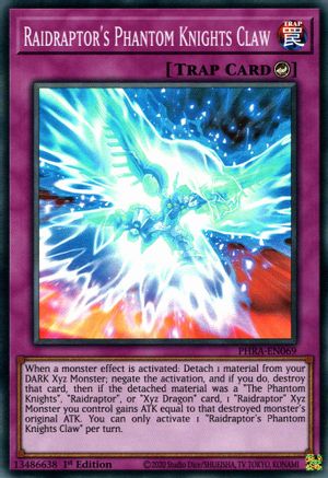 Raidraptor's Phantom Knights Claw (PHRA-EN069) - Phantom Rage 1st Edition