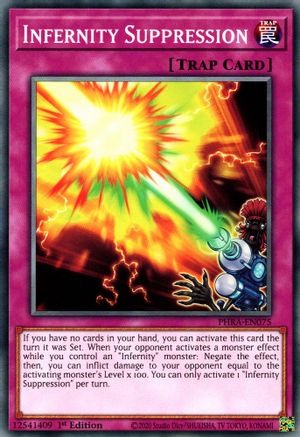 Infernity Suppression (PHRA-EN075) - Phantom Rage 1st Edition