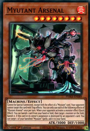 Myutant Arsenal (PHRA-EN089) - Phantom Rage 1st Edition