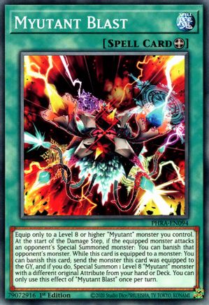 Myutant Blast (PHRA-EN094) - Phantom Rage 1st Edition