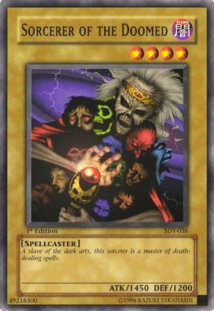 Sorcerer of the Doomed (SDY-038) - Starter Deck: Yugi 1st Edition