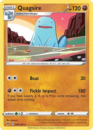 Quagsire 084  SWSH04 Vivid Voltage - Rare