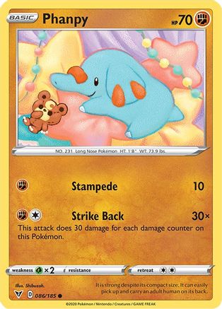 Phanpy 086  SWSH04 Vivid Voltage - Common