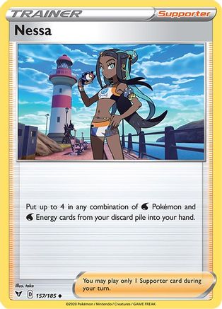 Nessa 157  SWSH04 Vivid Voltage - Uncommon