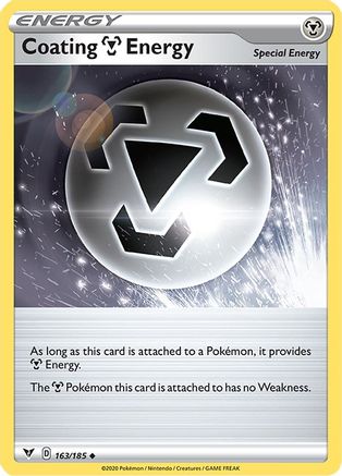 Coating Metal Energy 163  - Reverse Holofoil SWSH04 Vivid Voltage - Uncommon