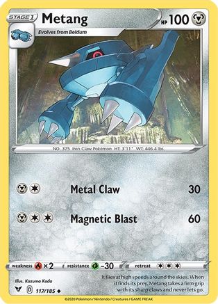 Metang 117  SWSH04 Vivid Voltage - Uncommon