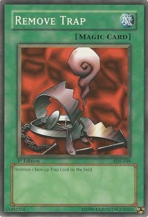 Remove Trap (SDK-048) - Starter Deck: Kaiba 1st Edition