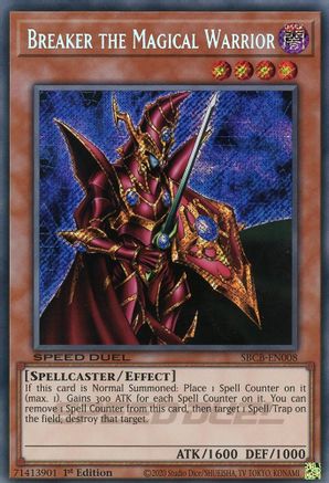 Breaker the Magical Warrior (Secret) (SBCB-EN008) - Speed Duel: Battle City Box 1st Edition