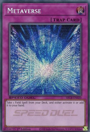 Metaverse (Secret) (SBCB-EN020) - Speed Duel: Battle City Box 1st Edition