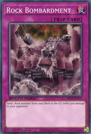 Rock Bombardment (SBCB-EN037) - Speed Duel: Battle City Box 1st Edition