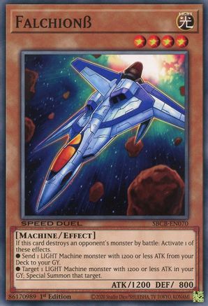 Falchion Beta (SBCB-EN070) - Speed Duel: Battle City Box 1st Edition