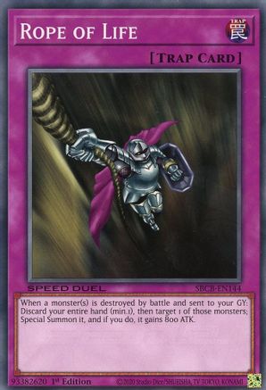 Rope of Life (SBCB-EN144) - Speed Duel: Battle City Box 1st Edition