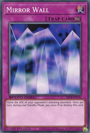 Mirror Wall (SBCB-EN193) - Speed Duel: Battle City Box 1st Edition
