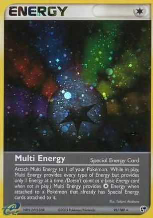 Multi Energy (Special) 93/100 (League Promo)/100  - Holofoil League & Championship Cards - Promo