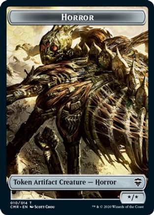 Horror // The Monarch Double-Sided Token (CMR-10 // 14) - Commander Legends Foil