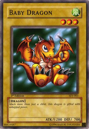 Baby Dragon (SDJ-003) - Starter Deck: Joey 1st Edition