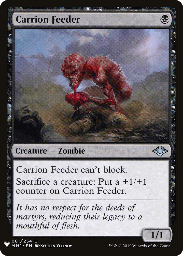 Carrion Feeder (LIST-081) - The List