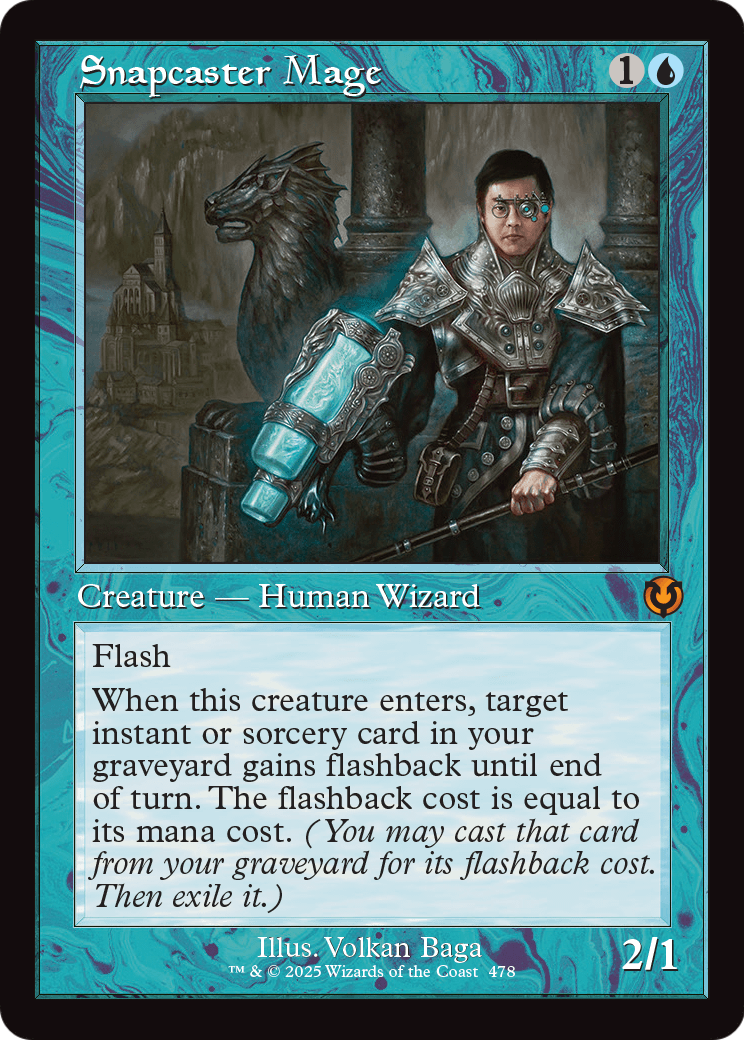 Snapcaster Mage (Retro Frame) (INR-478) - Innistrad Remastered