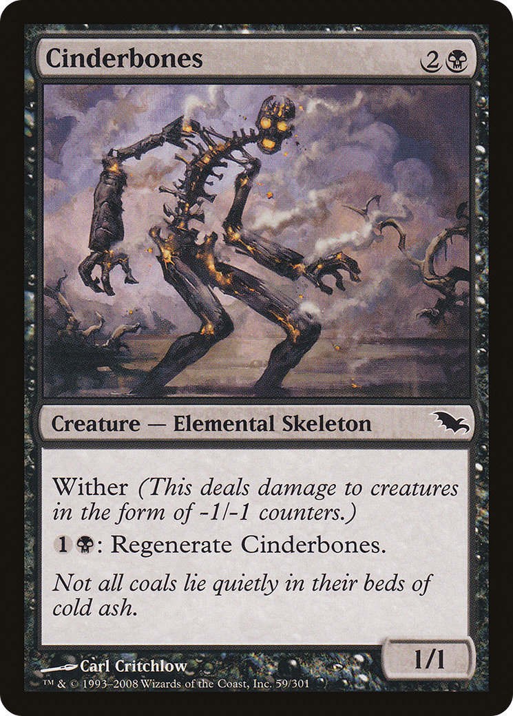 Cinderbones (SHM-059) - Shadowmoor Foil